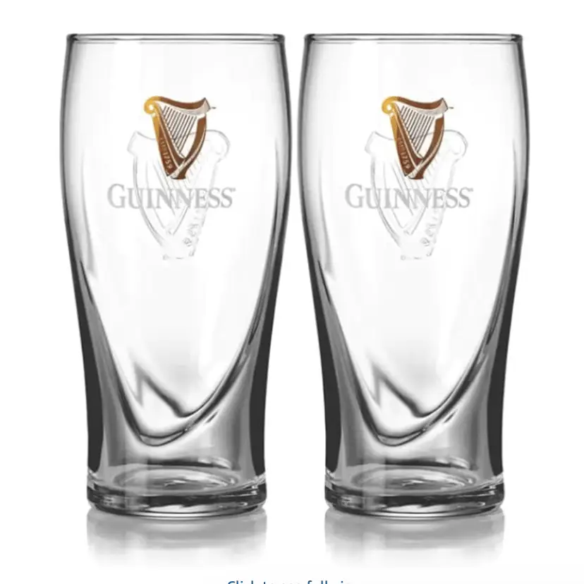 Guinness pint glasses 
