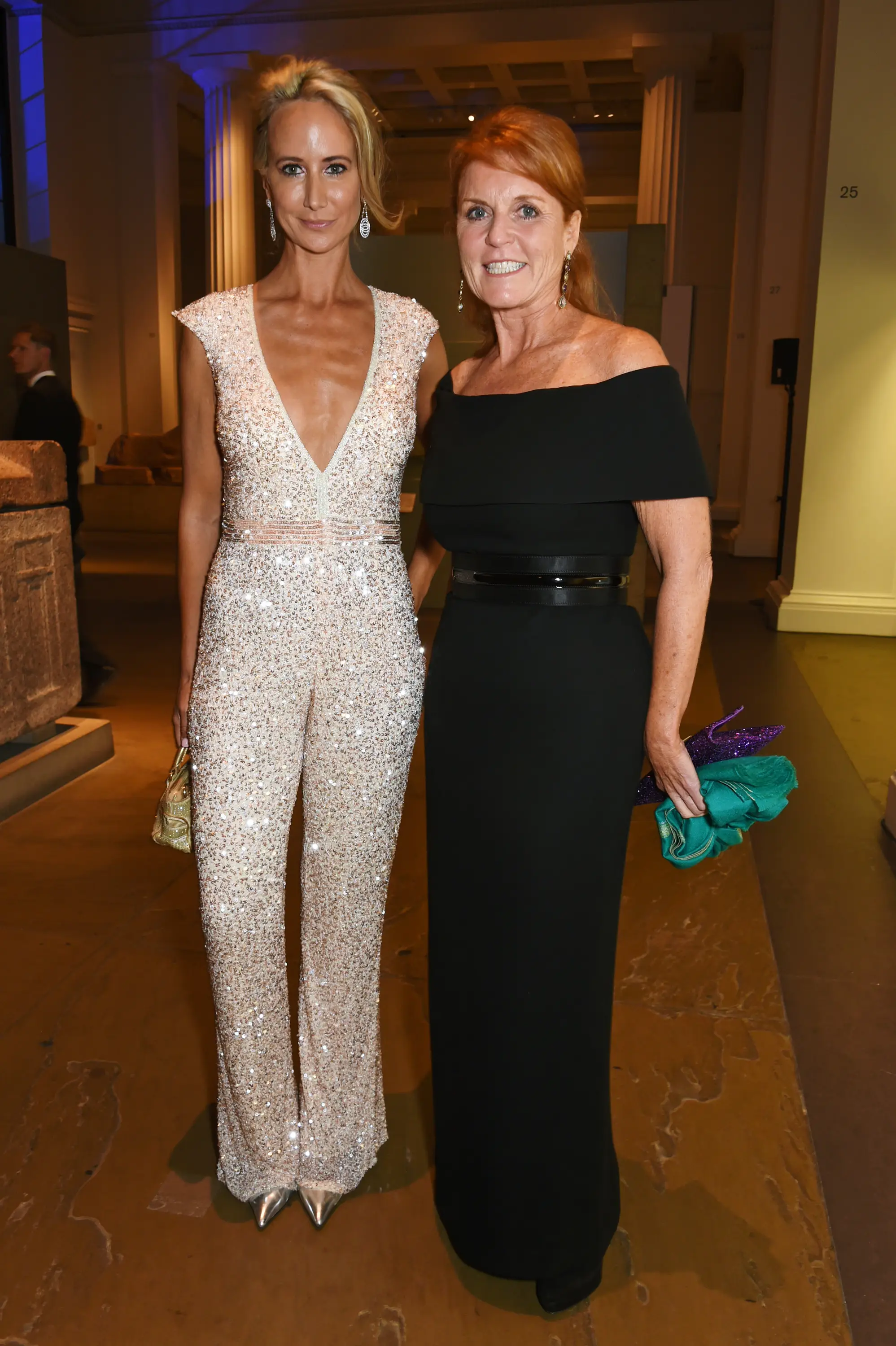 Lady Victoria Hervey pictured with Andrew's former wife Sarah Ferguson in 2016 (David M. Benett/Dave Benett/Getty Images)