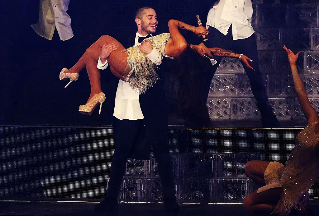 Álvarez was a backup dancer during Grande's Honeymoon tour (Robino Salvatore/FilmMagic)