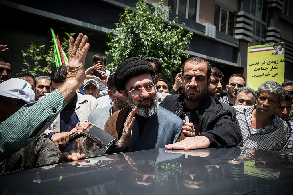 Mojtaba Khamenei stated his intent for Iran to remain in the conflict (Rouzbeh Fouladi / Middle East Images / AFP via Getty Images)
