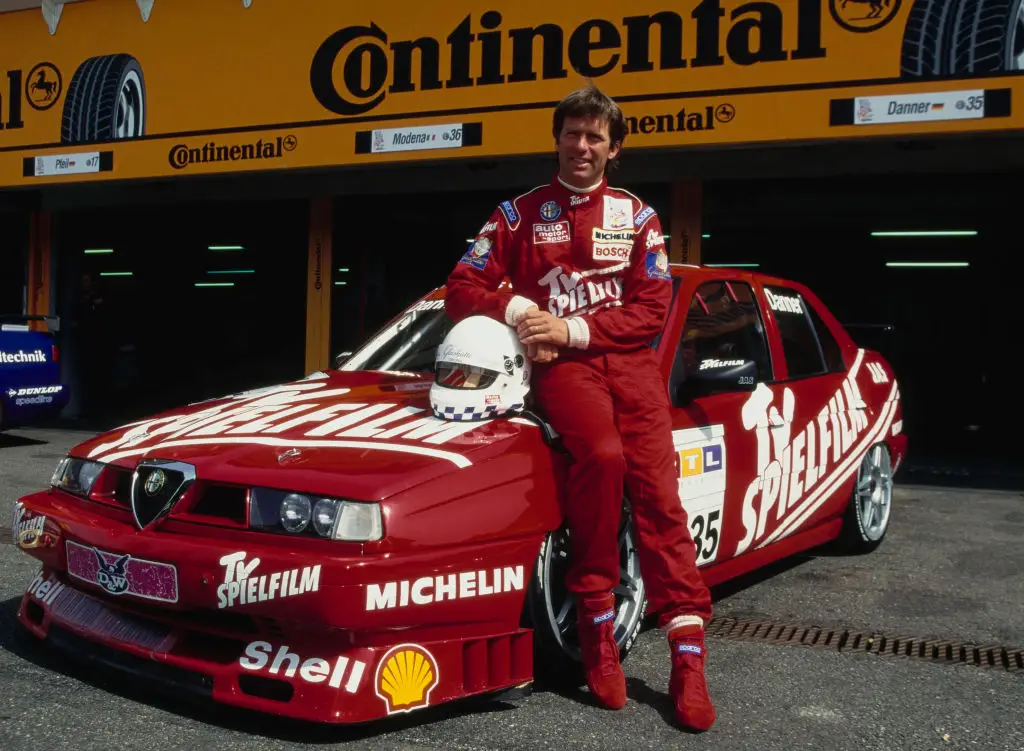 Christian Danner pictured in 1997 at the ADAC Super Tourenwagen Cup (Gunnar Berning/Bongarts/Getty Images)