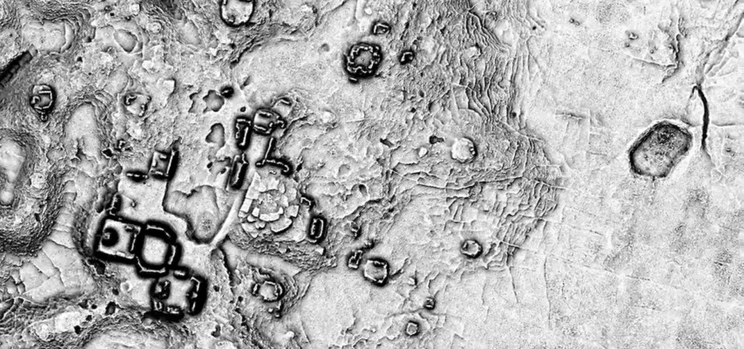 The site was discovered after scanning the area (INAH)