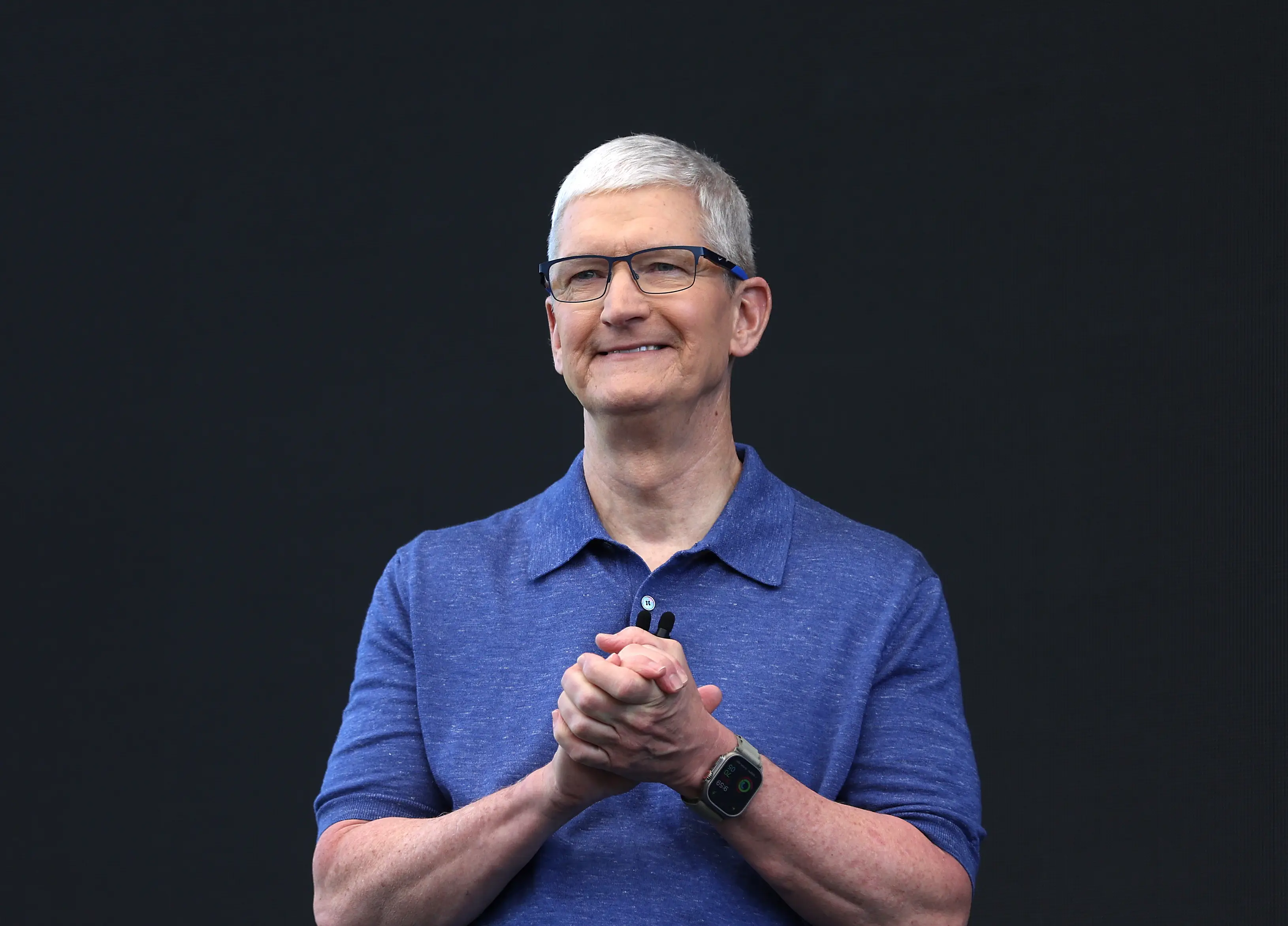 Apple CEO Tim Cook claims there's been an 'extraordinary' enthusiasm for Vision Pro. (Justin Sullivan/Getty Images)