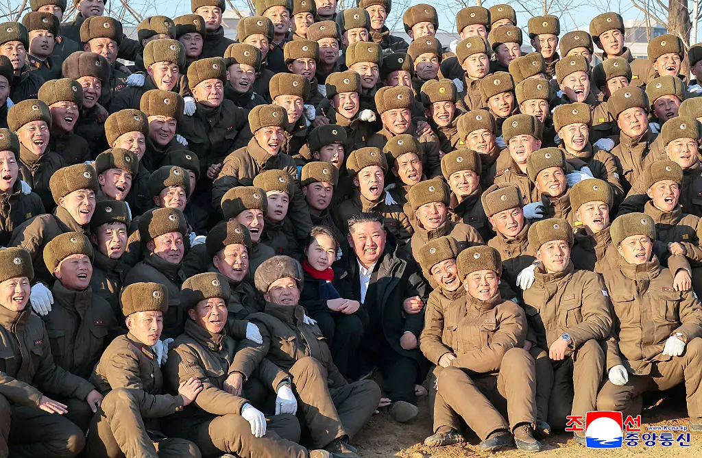 Kim Jong-un has been bringing his daughter to more public appearances in recent years (AFP via Getty Images)