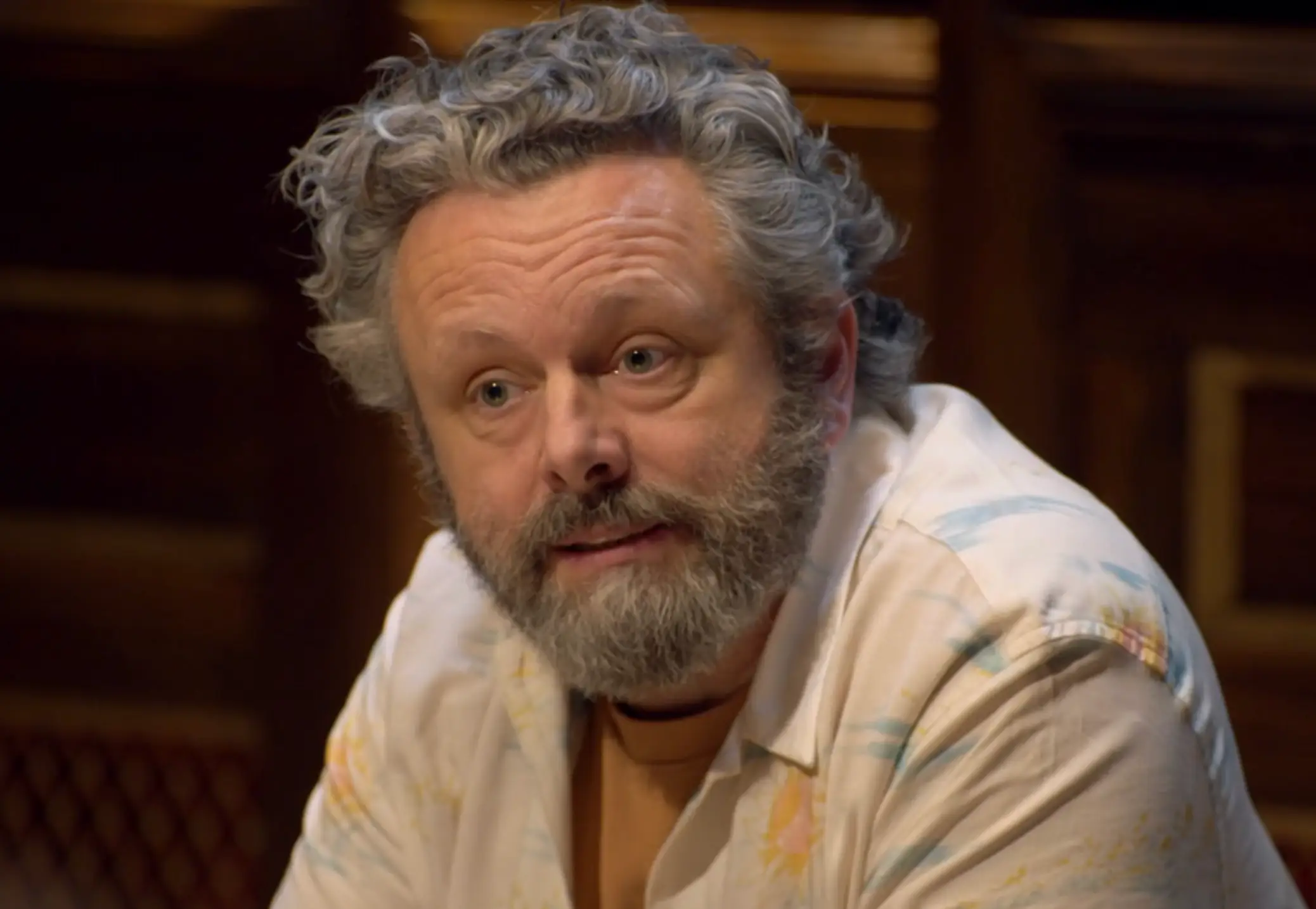 Michael Sheen directed the traitors to vote out Jerry (BBC)