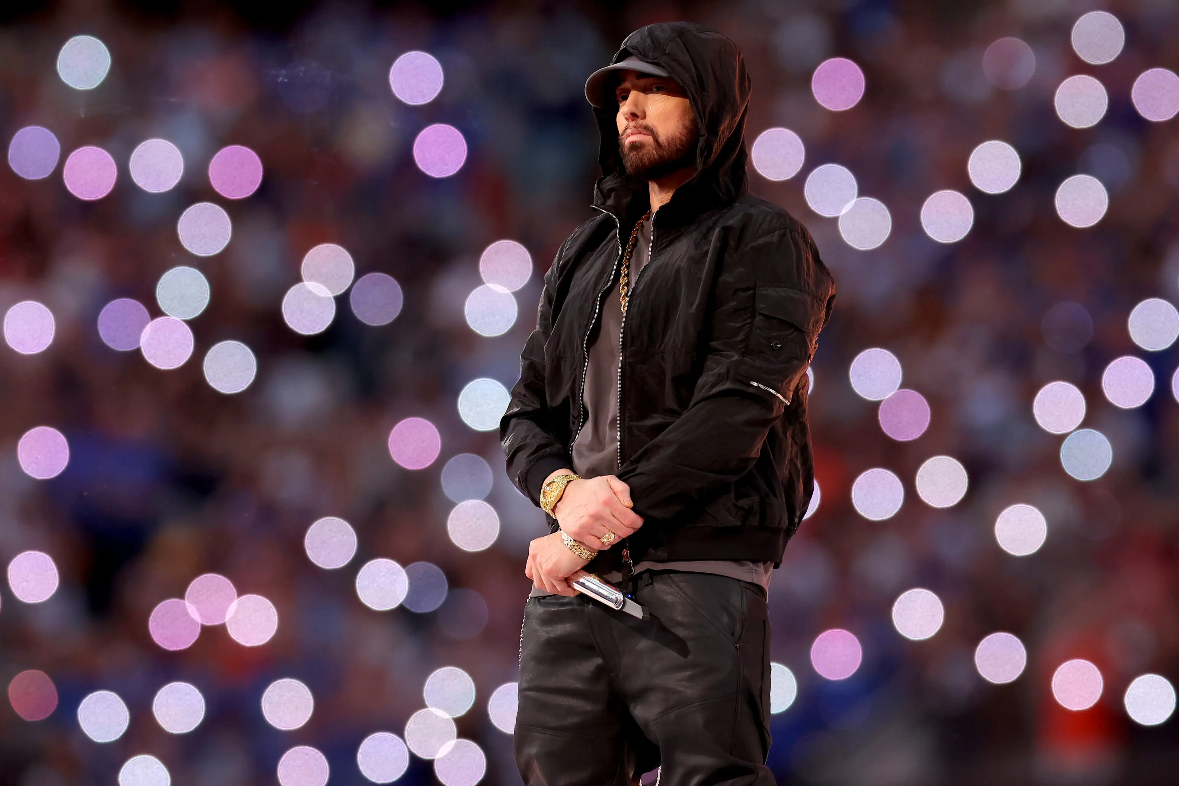 Plans for Eminem to perform at Hyde Park ten years ago were derailed (Kevin C. Cox/Getty Images)