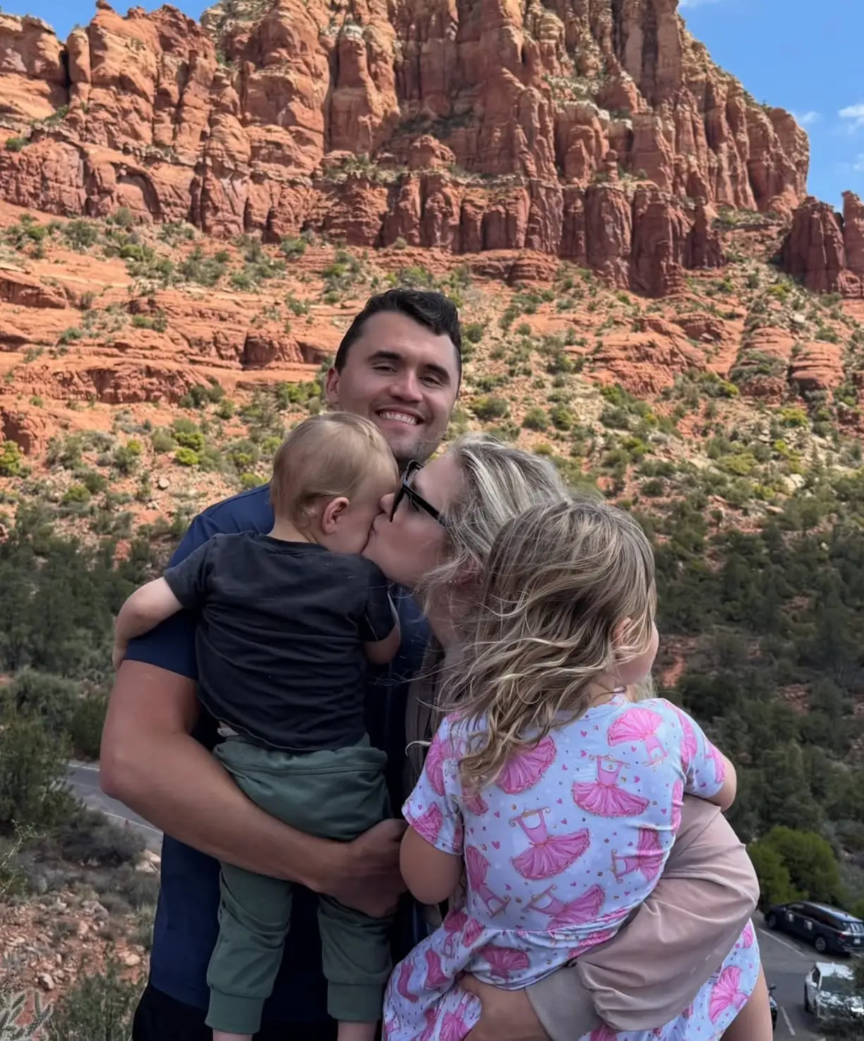 Erika paid tribute to her late husband in a lengthy speech shared on Friday (Instagram/@mrserikakirk)