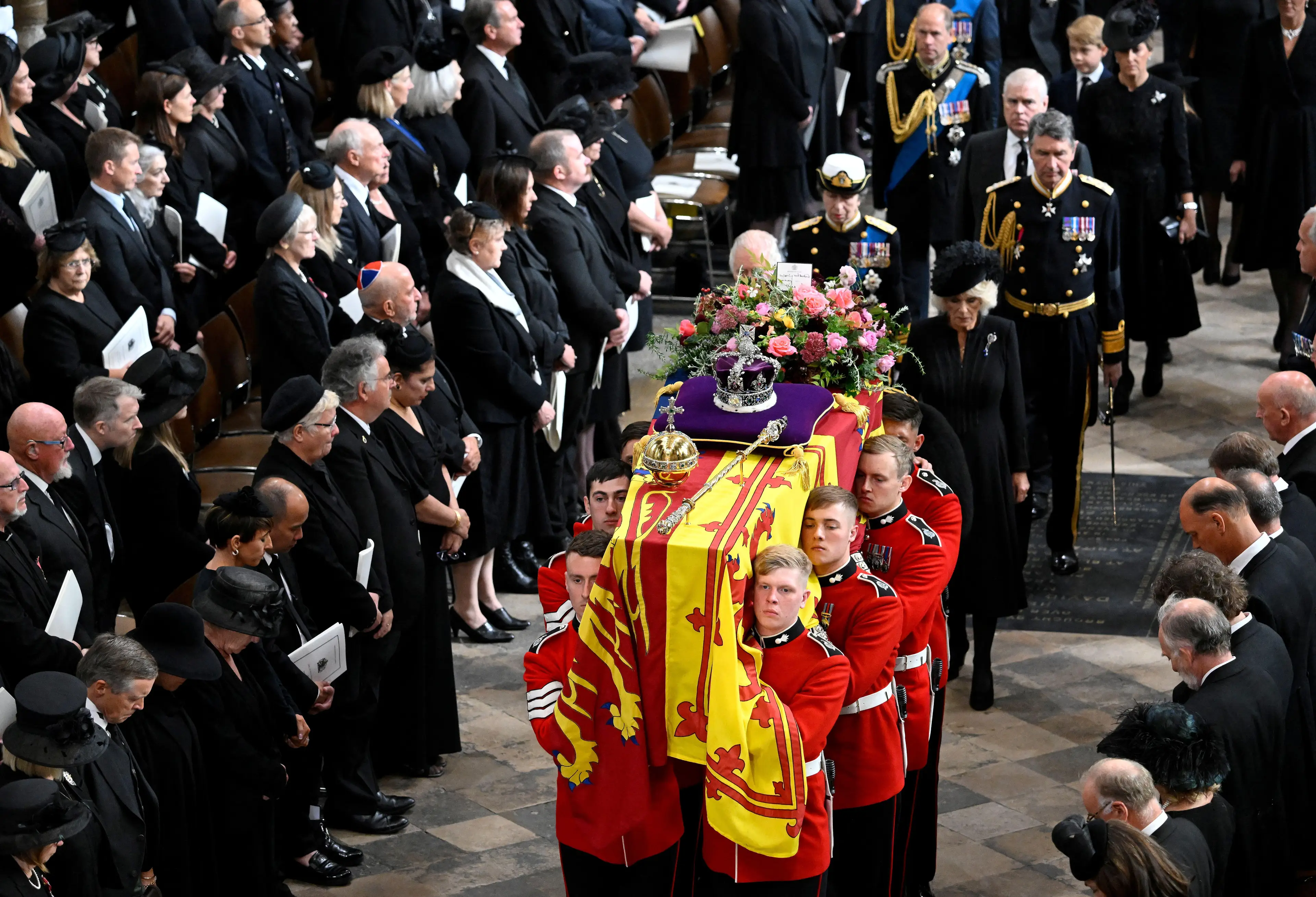 They carried the coffin as the world watched on.
