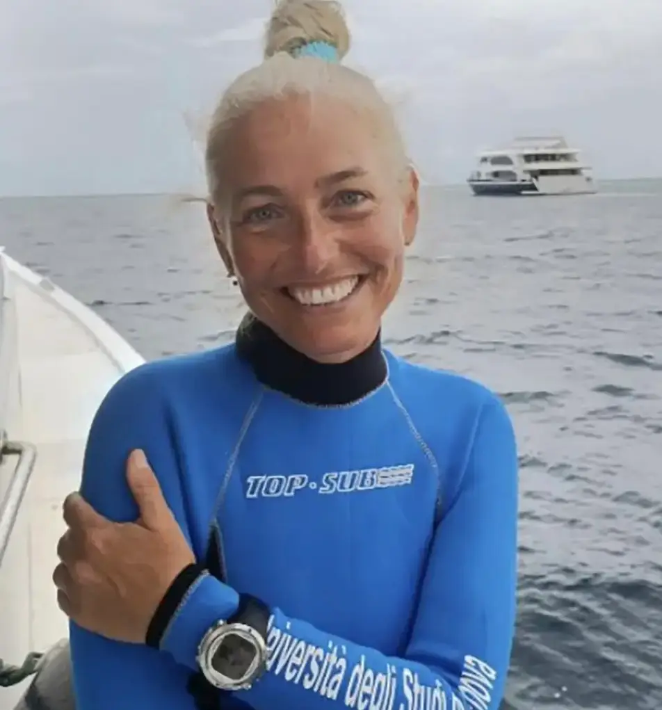 Professor Monica Montefalcone died alongside her daughter, two researchers and a diving instructor (University of Genoa)