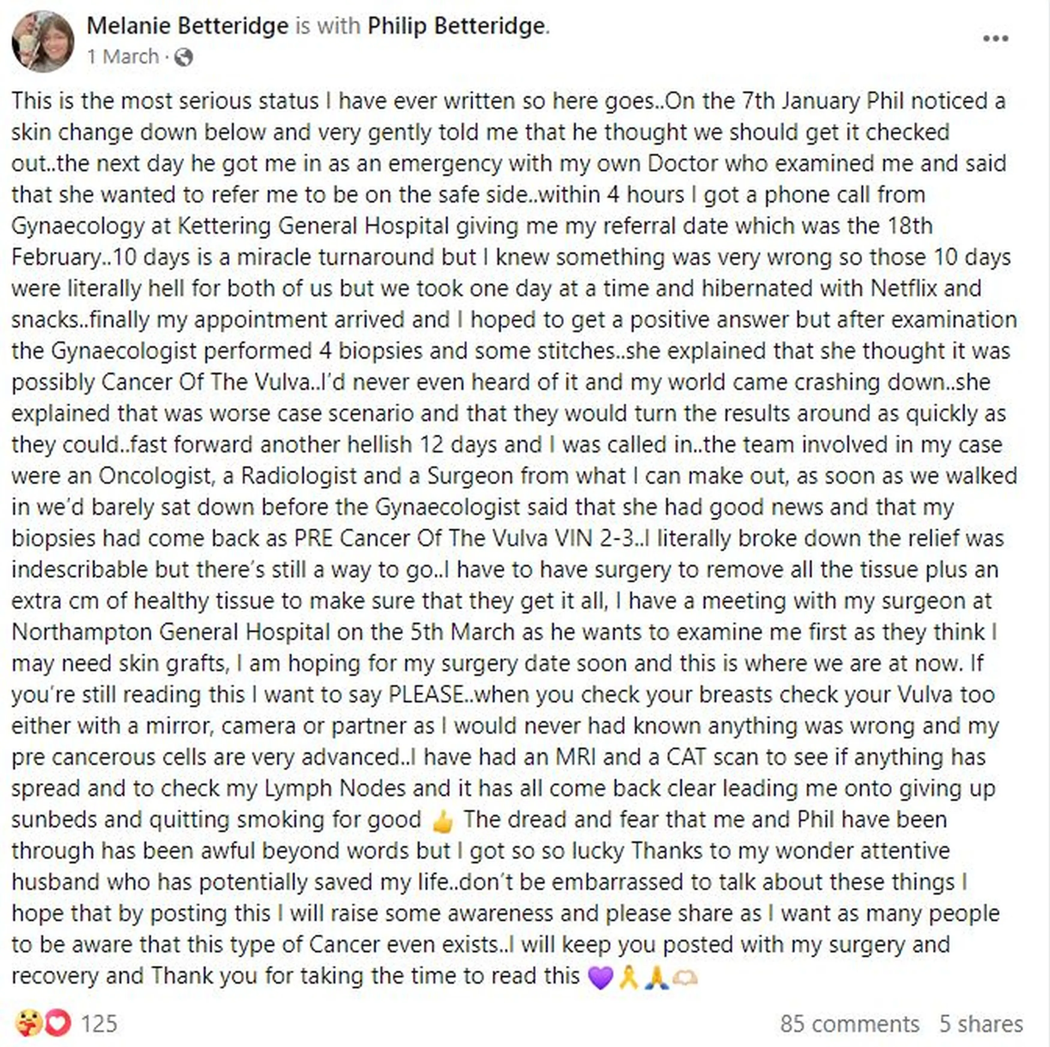 Melanie and Philip Betteridge. (Kennedy News)