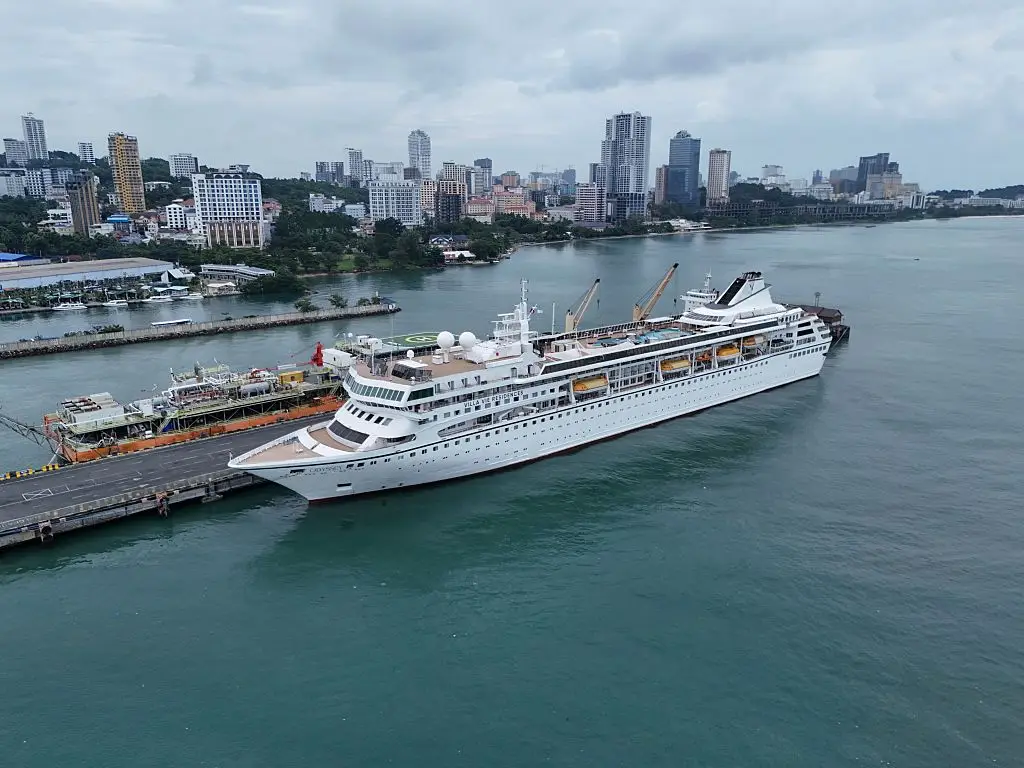 They had to disembark earlier this week. (Suy Se / AFP via Getty Images)