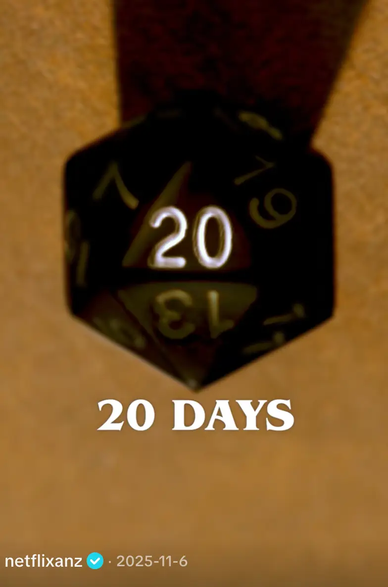 For any fellow nerds this is an odd sight to see (Netflix/TikTok)