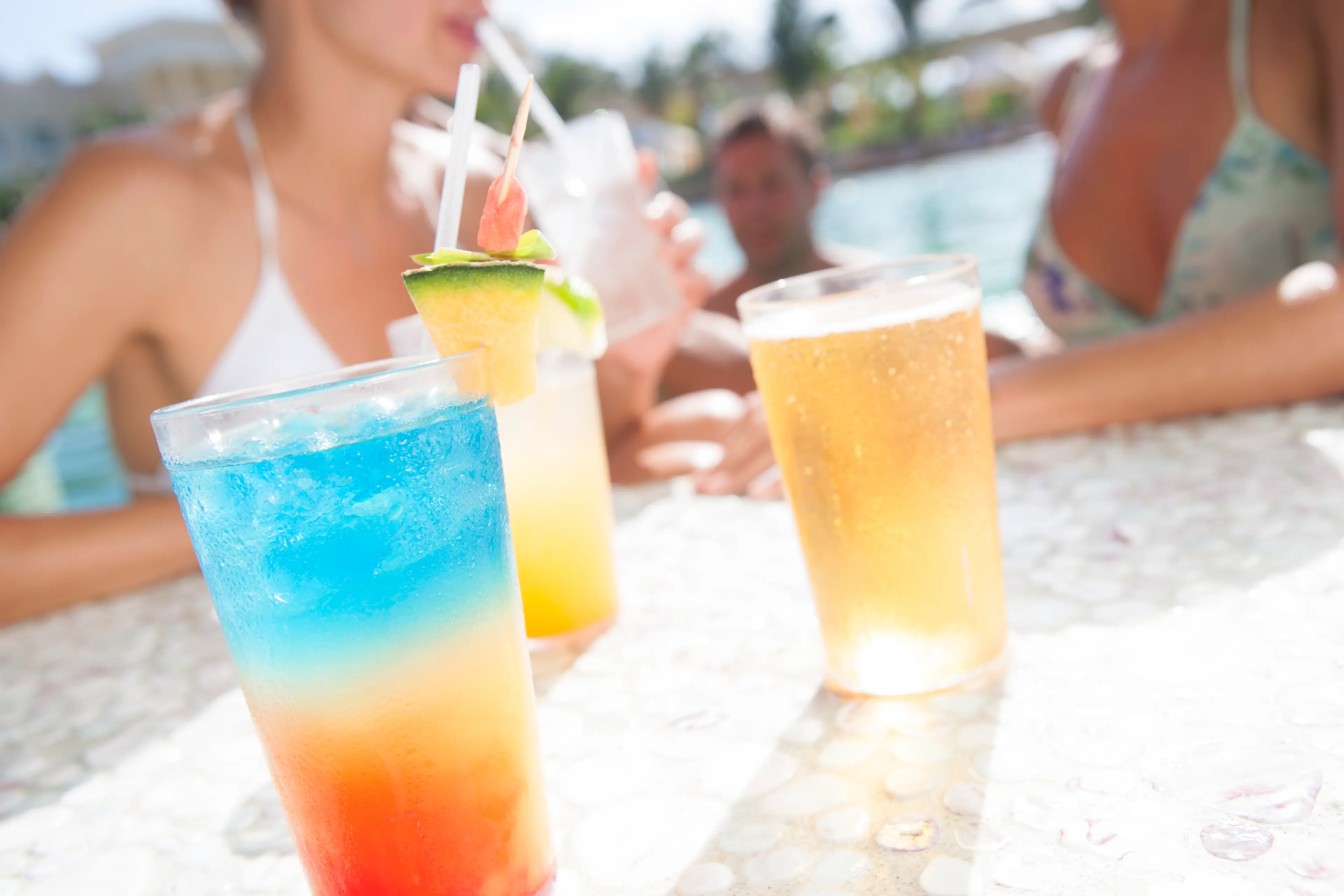 You're looking at half a day's worth of drinking in some holiday hotspots. (Getty Stock Photo)