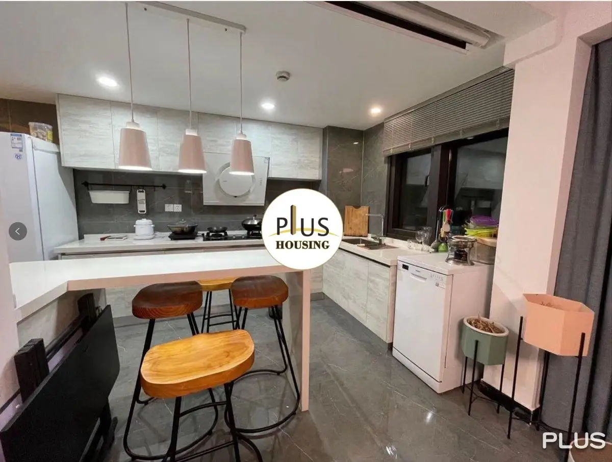 Around 20,000 people call the apartment complex home.