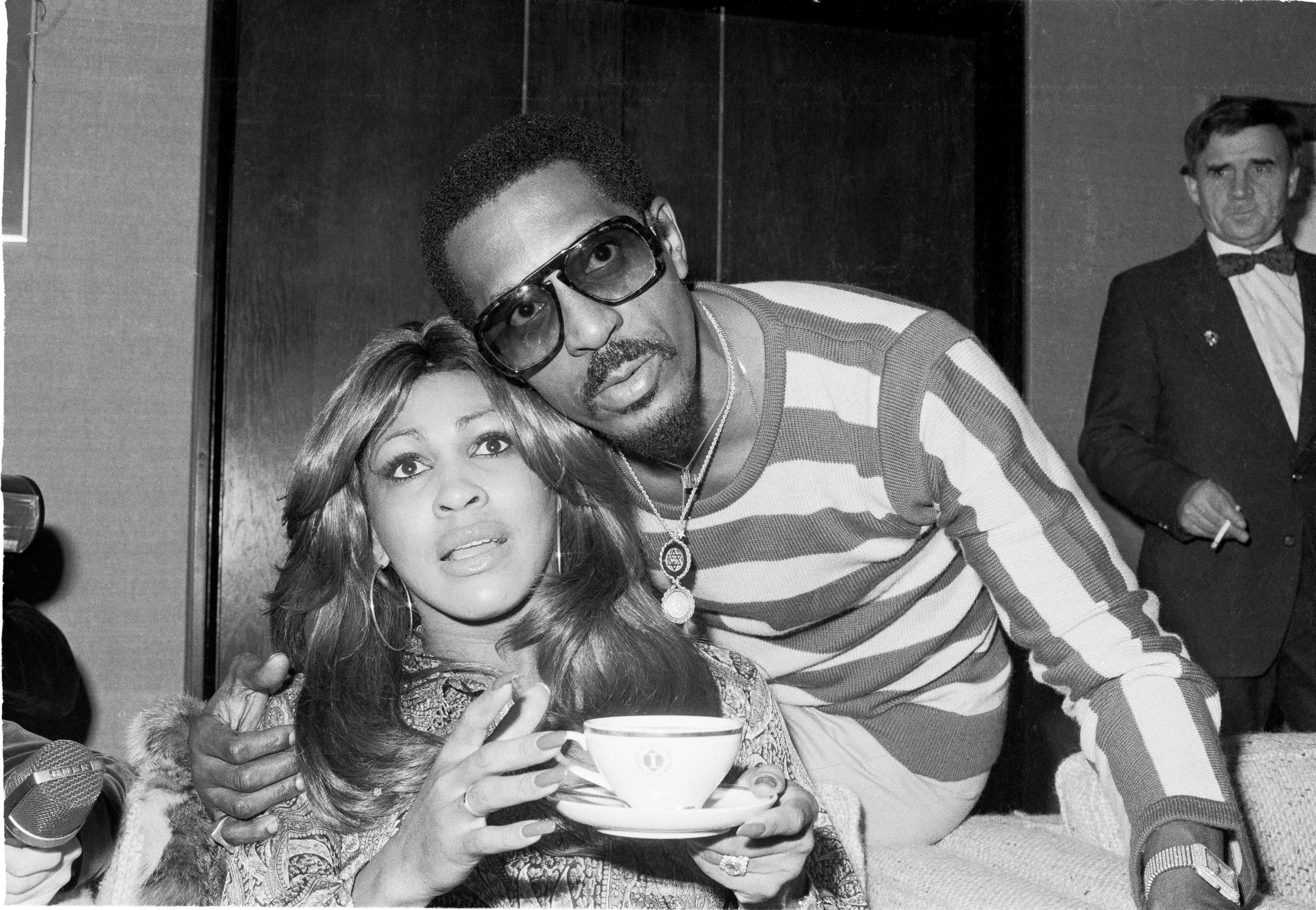 Ventura sent Diddy a text comparing their relationship to that of Ike and Tina Turner. Ike Turner beat Tina severely for years (Michael Putland/Getty Images)