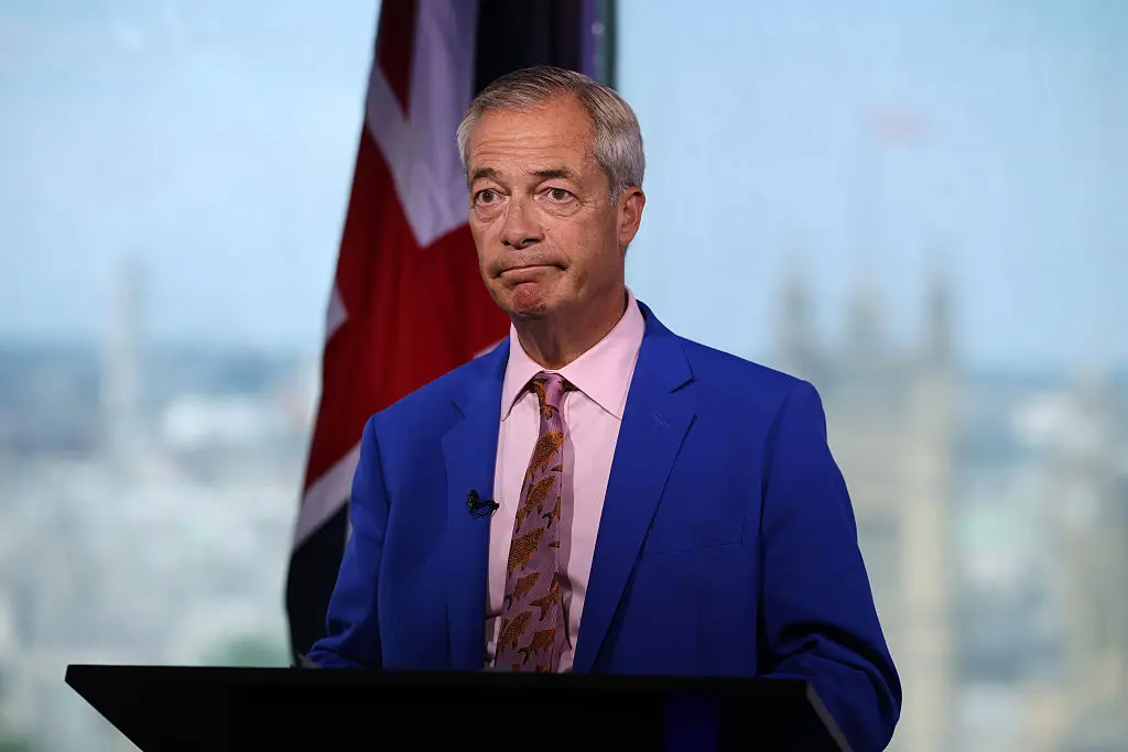 Farage recently resigned as the MP for Clacton (Dan Kitwood/Getty Images)