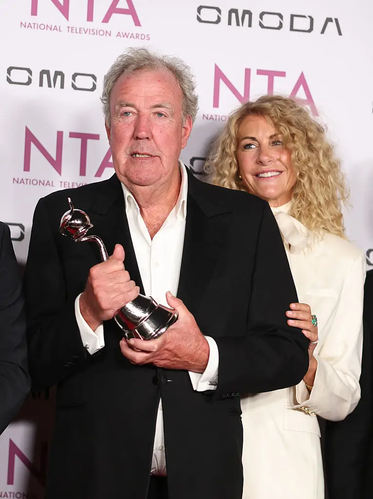 Lisa Hogan said Jeremy Clarkson took some convincing to talk about his prostate cancer diagnosis on Clarkson's Farm (Mike Marsland/WireImage)