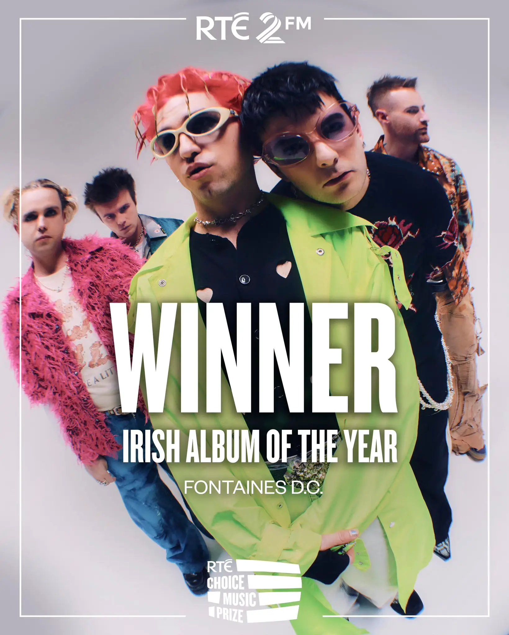 Fontaines DC Album of the Year Winner (Twitter/X)