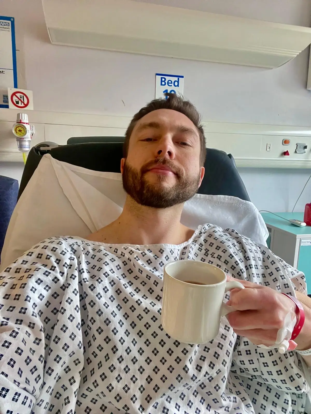 Luke was given the news in January. (Supplied)