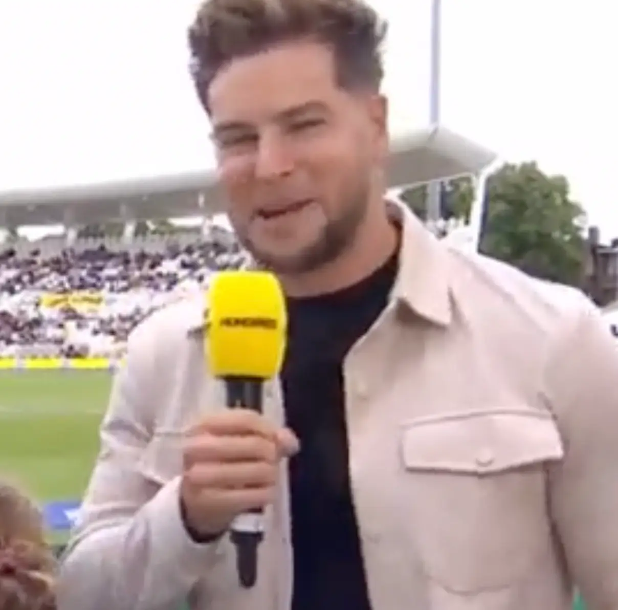 The BBC said Hughes' language was 'inappropriate'.