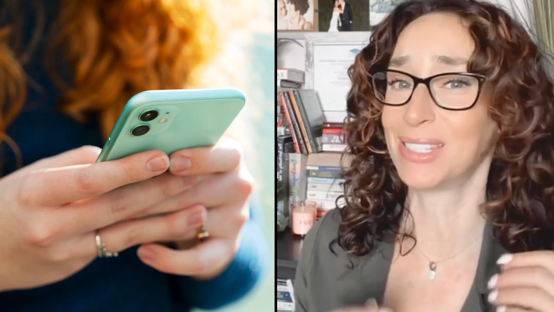 Getty Stock Photo and TikTok / @‌adelle_coachinghearts