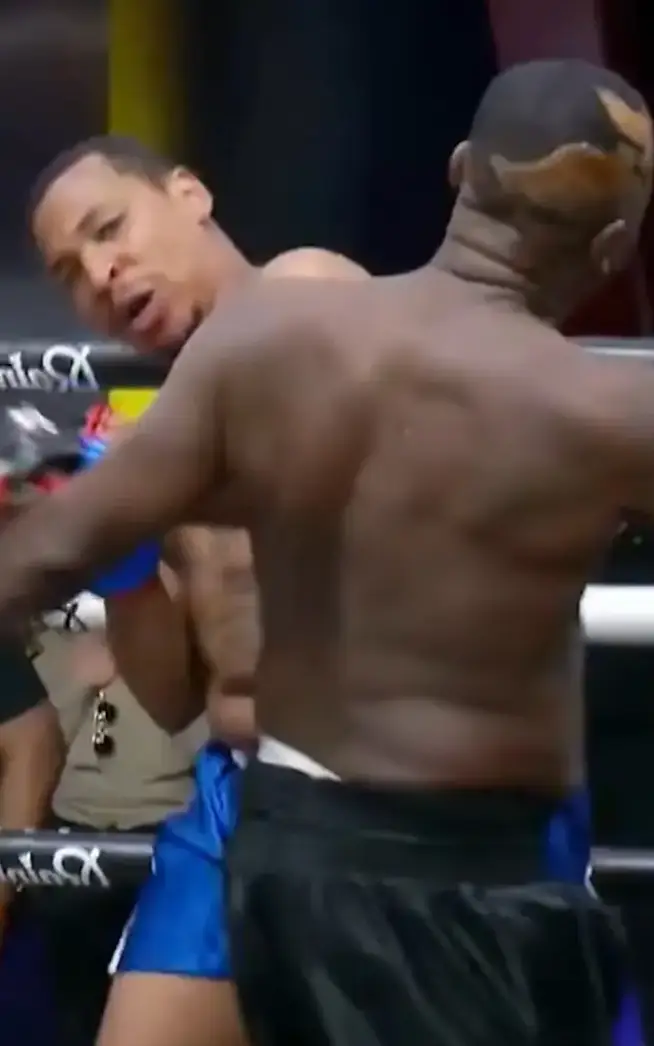 Supa Hot Fire got him in the second round. (YouTube/Adin Ross)