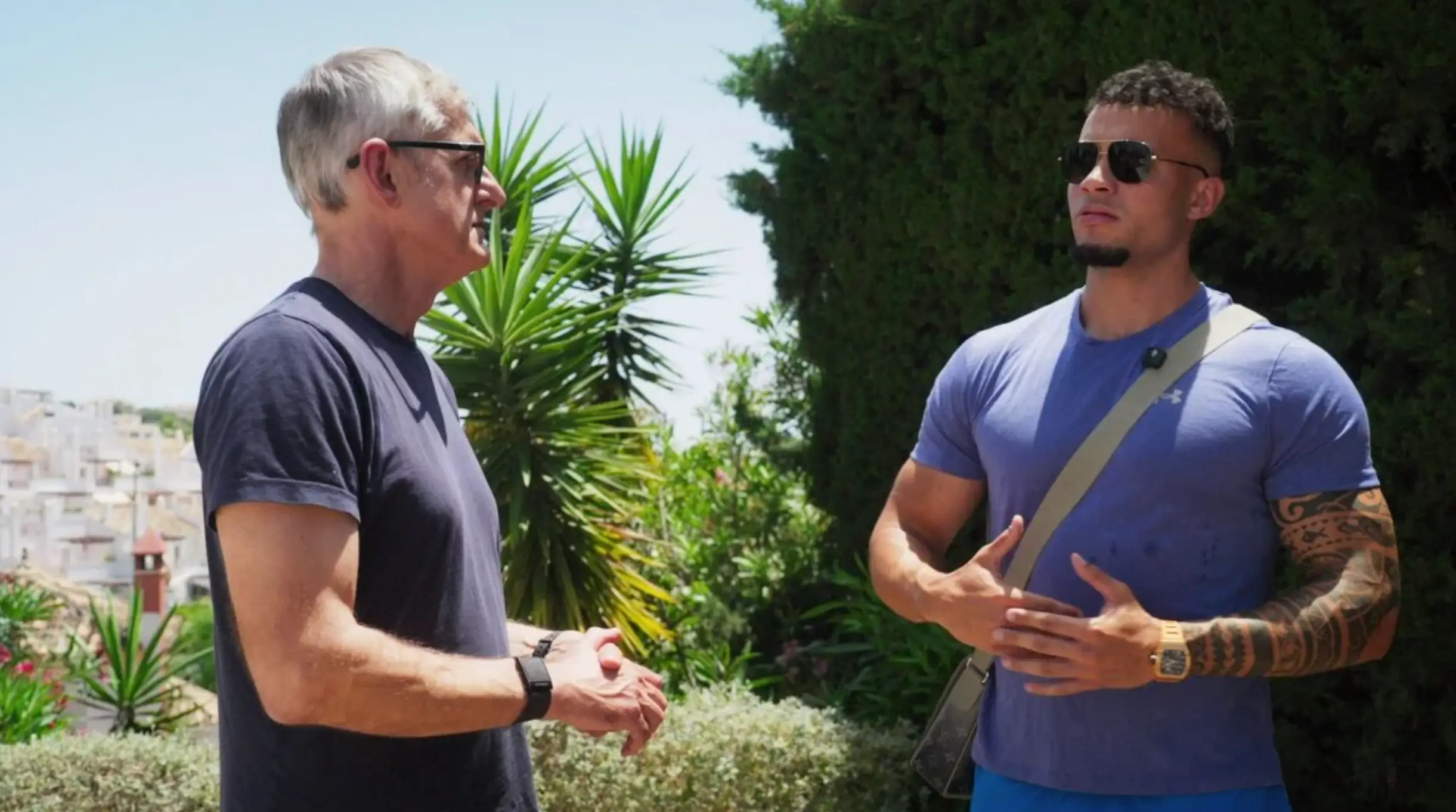 Theroux has spoken to a number of different personalities over the years (Netflix)