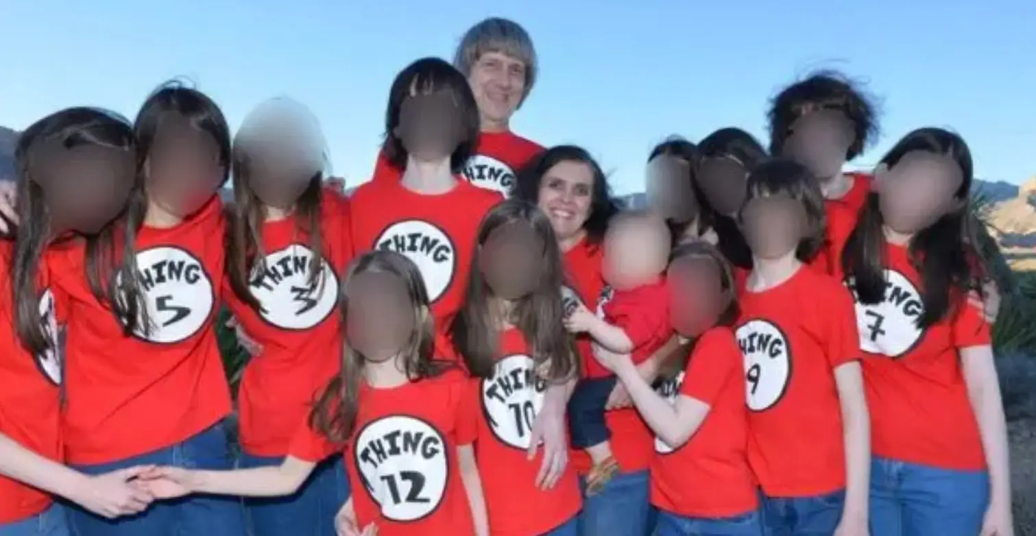 12 of the 13 Turpin kids suffered horrific abuse at the hands of their parents (Facebook)
