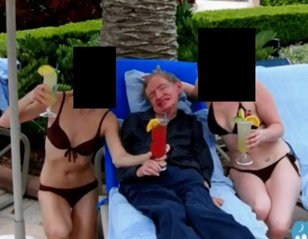 Hawking's family have spoken out to clarify the image (US Department of Justice)