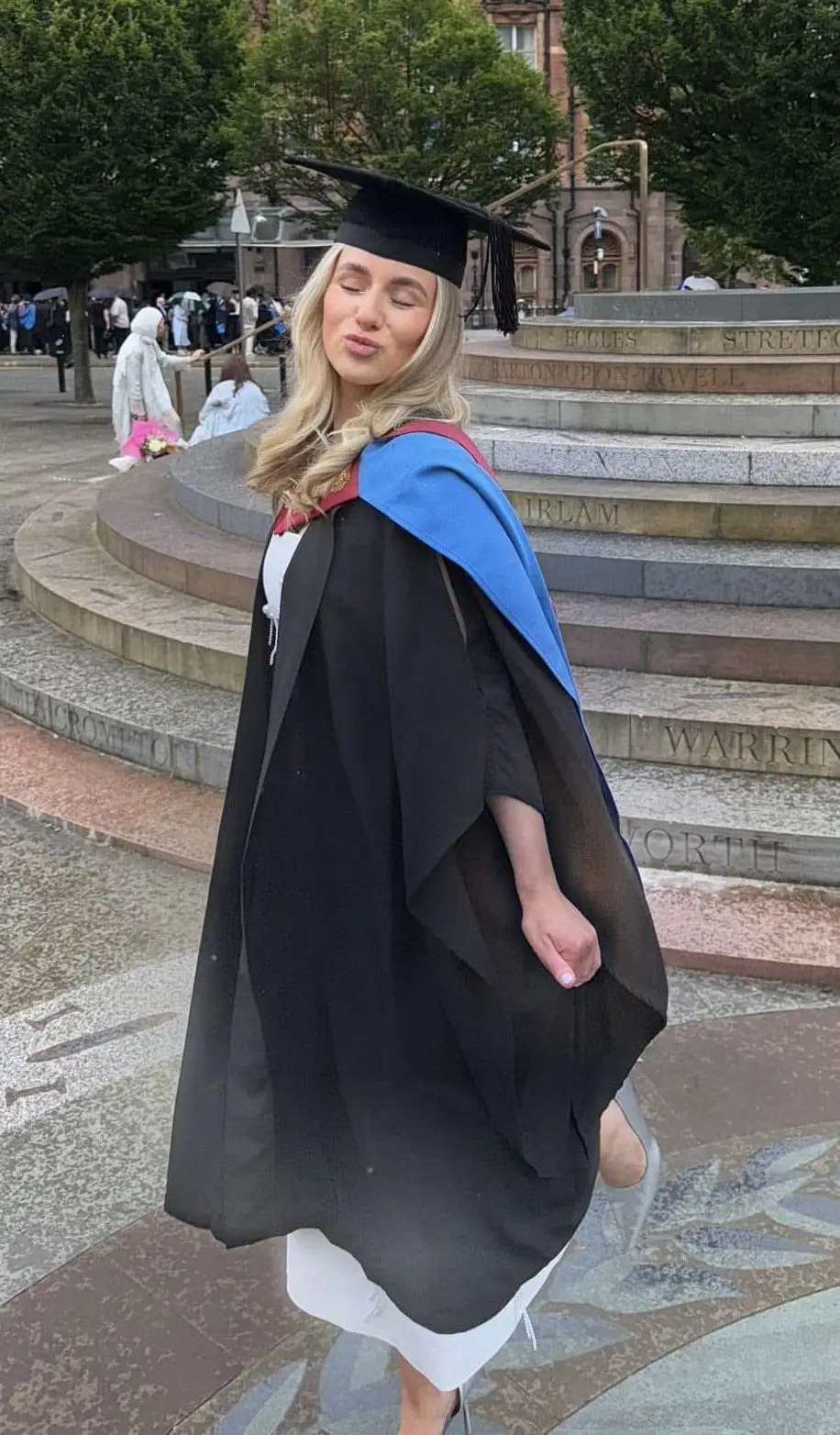Lucy graduated from Manchester Metropolitan University (Handout)