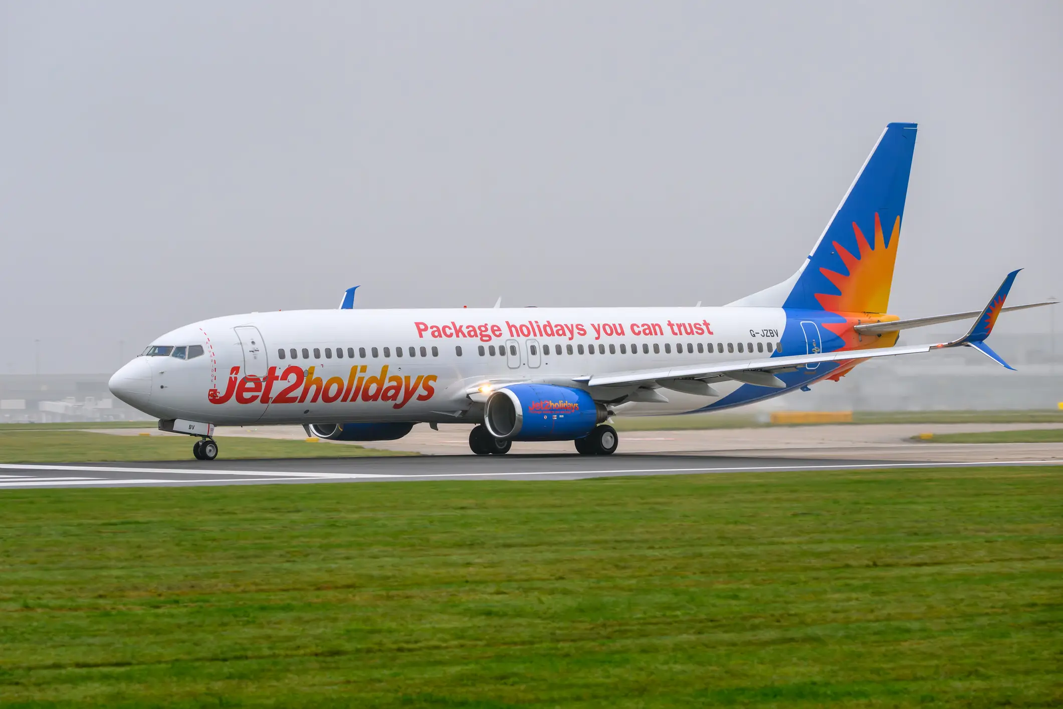 The man was reportedly a third-party contractor working on a Jet2 plane at the time (Getty Stock)