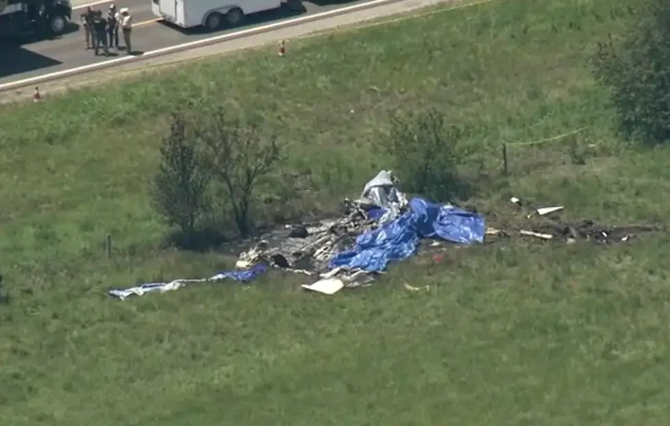 An eyewitness recalled the ground and trees 'exploding' as the plane crashed (ABC News)