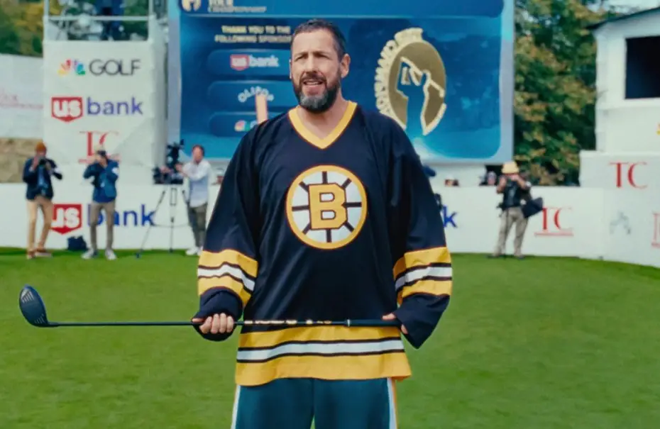 Adam Sandler has dusted off his golf clubs after almost 30 years (Netflix)