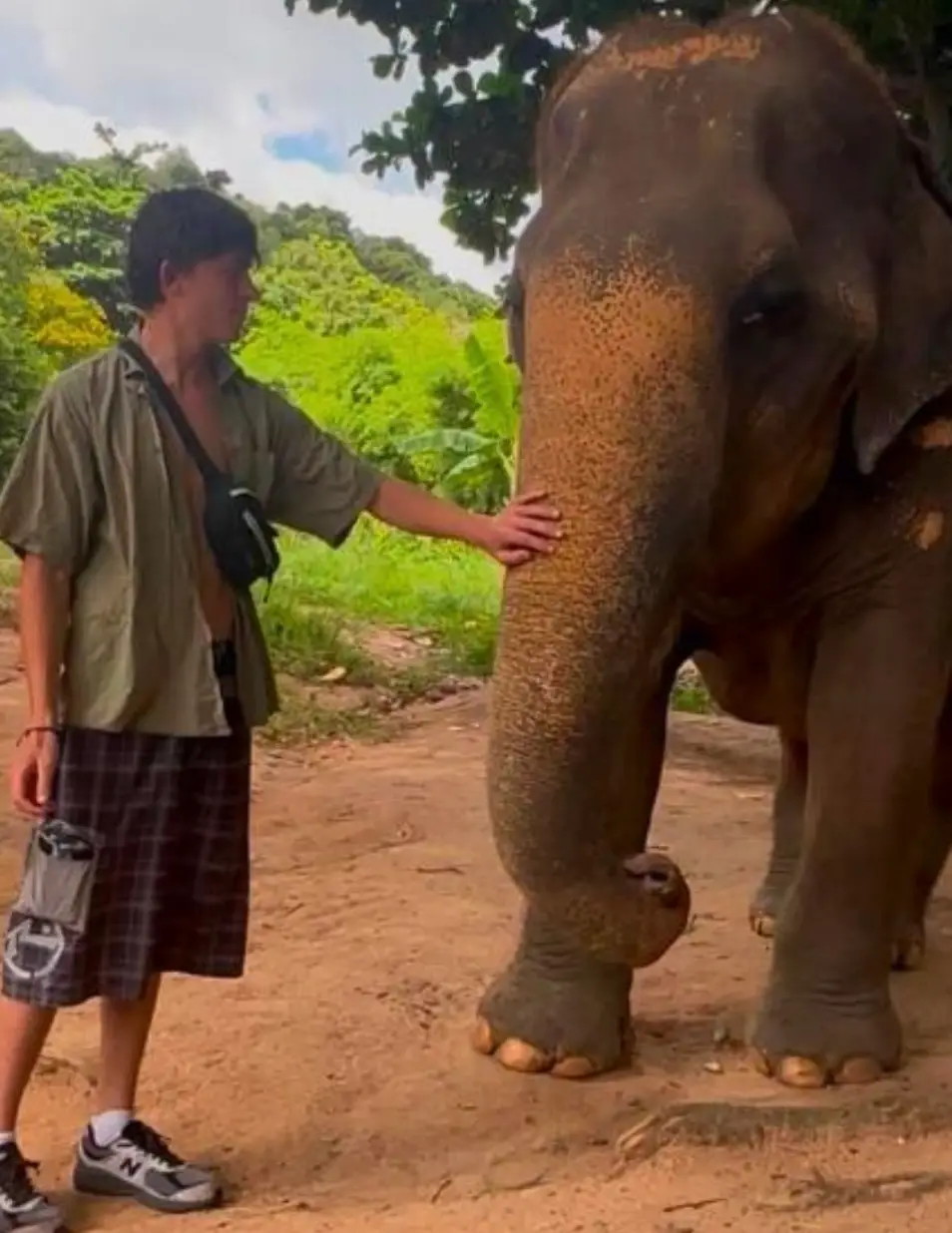 The 18-year-old had been travelling for a month with his best mate (GiveALittle)