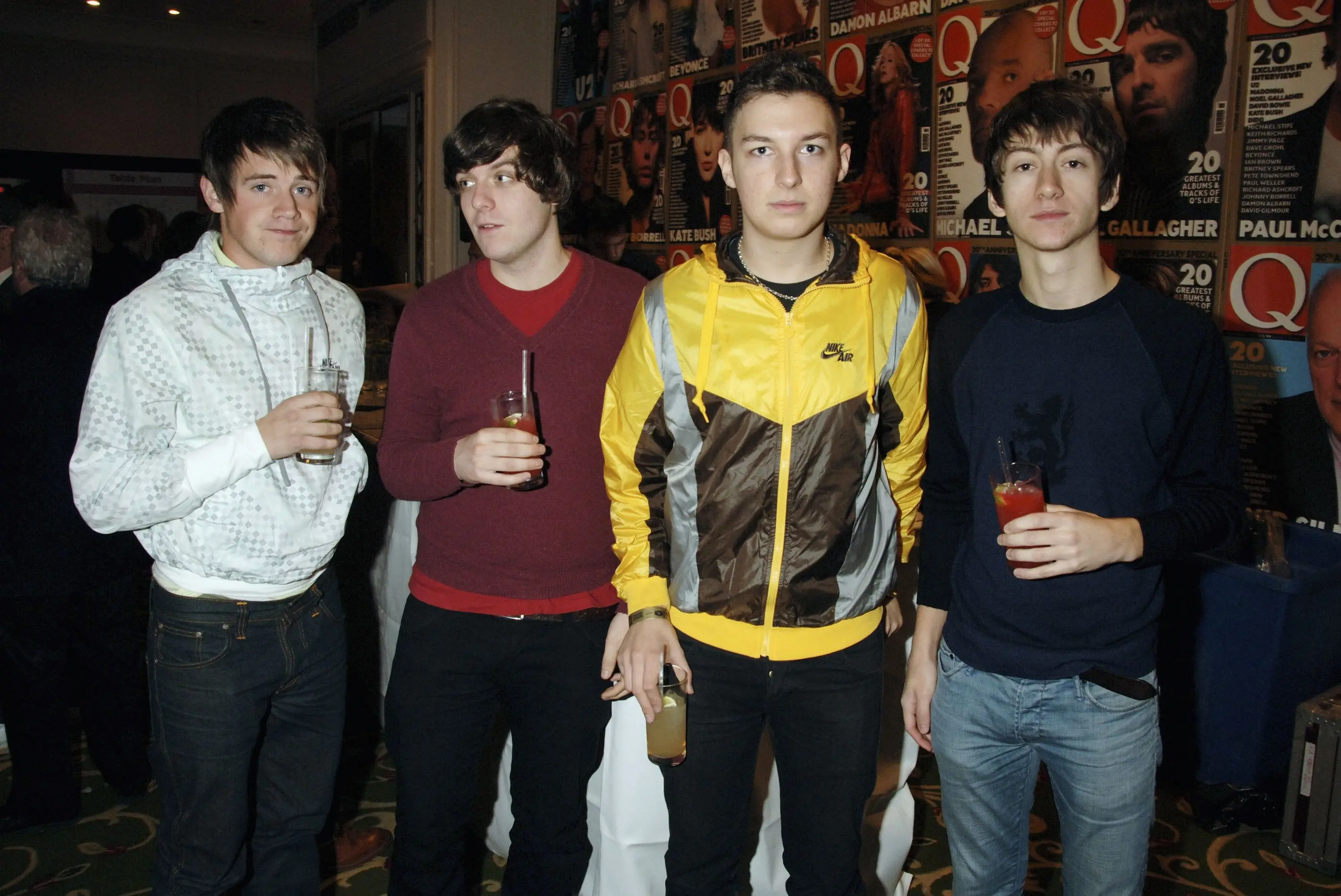 McClure met the Arctic Monkeys, pictured in 2006, on the bus before becoming pals with the music stars as a teen (Dave M. Benett/Getty Images)