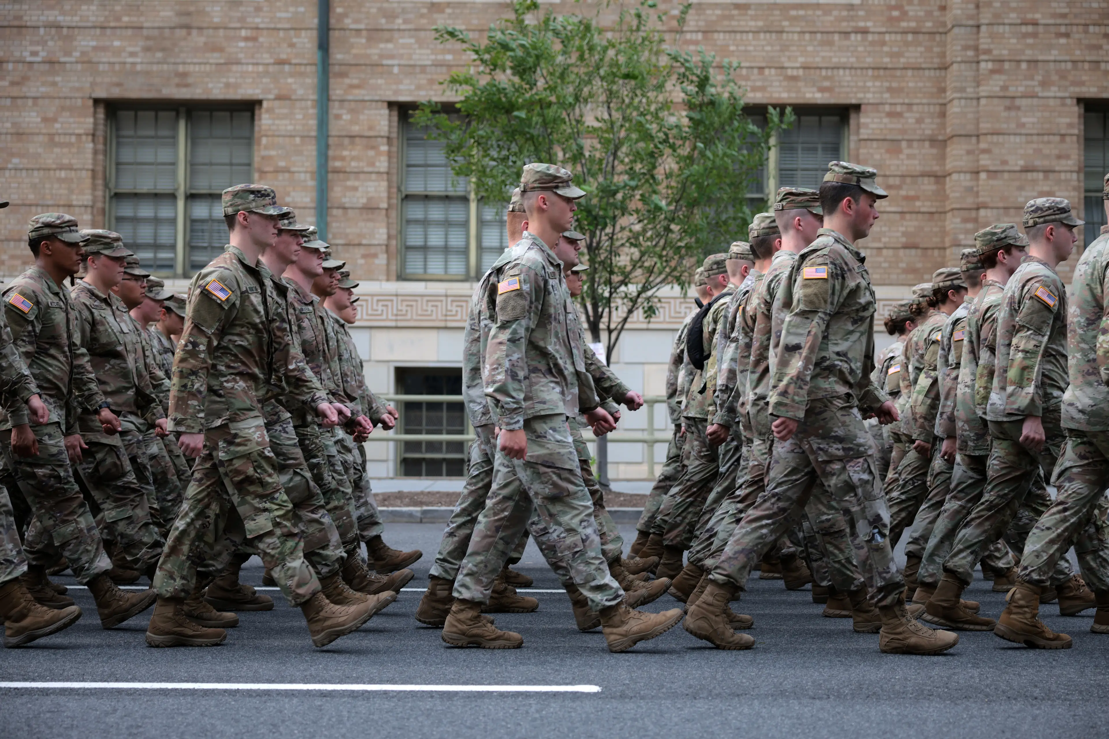The US has one of the largest militaries in the world (Kayla Bartkowski/Getty Images)