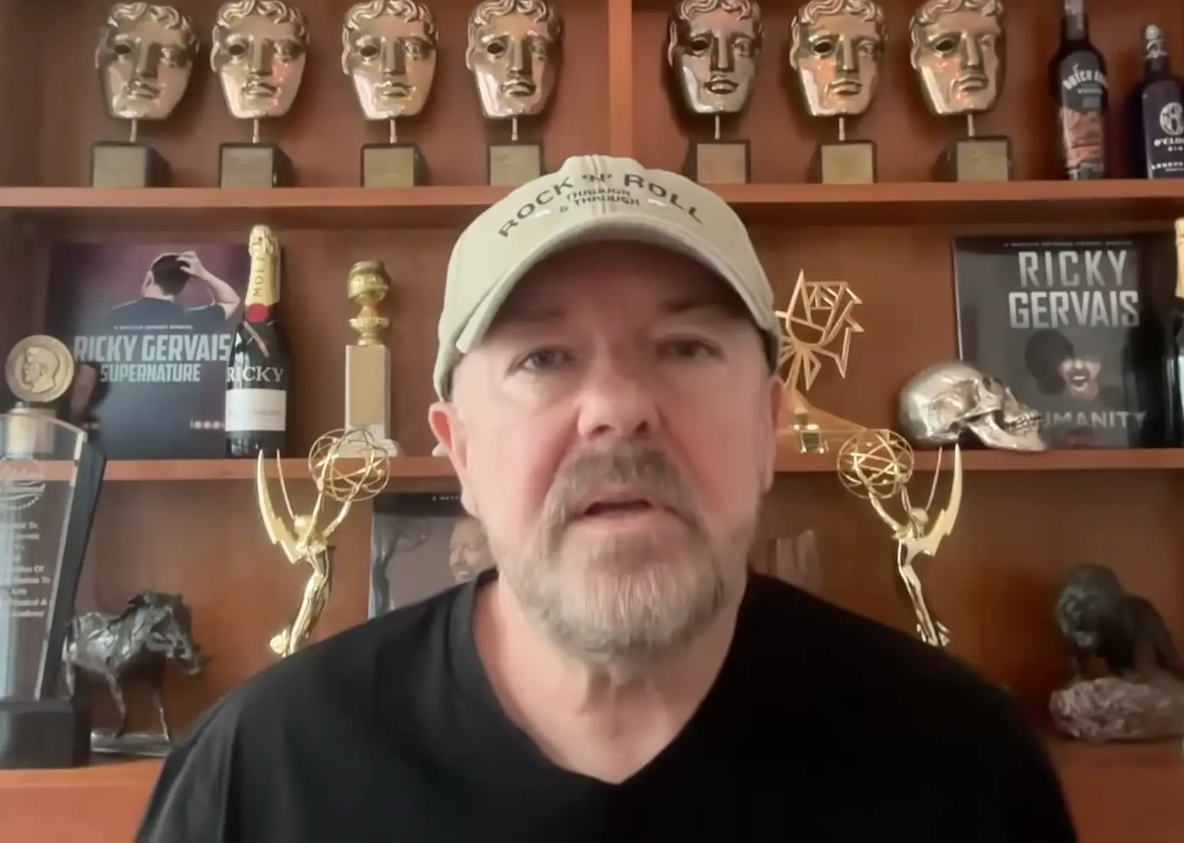 Gervais promoted his YouTube channel and new show (Ricky Gervais/YouTube)