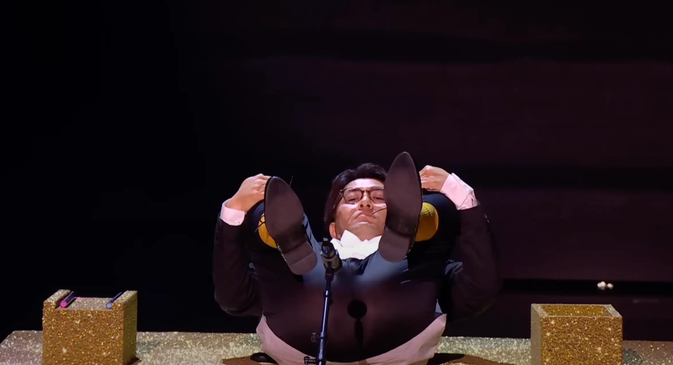 The comedian performed an extremely unique rendition to Canon in D.