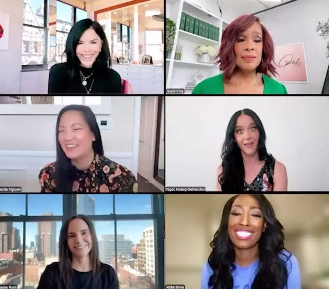 The singer admitted she was 'nervous' about the voyage on a video call with the team (Instagram/@laurenwsanchez)