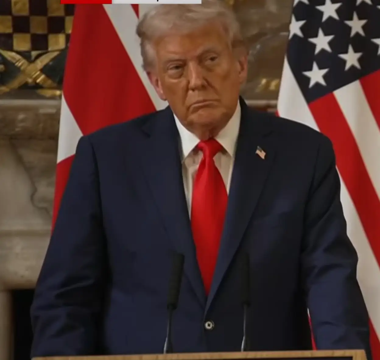 Trump called Putin out in the UK press conference (Sky News)