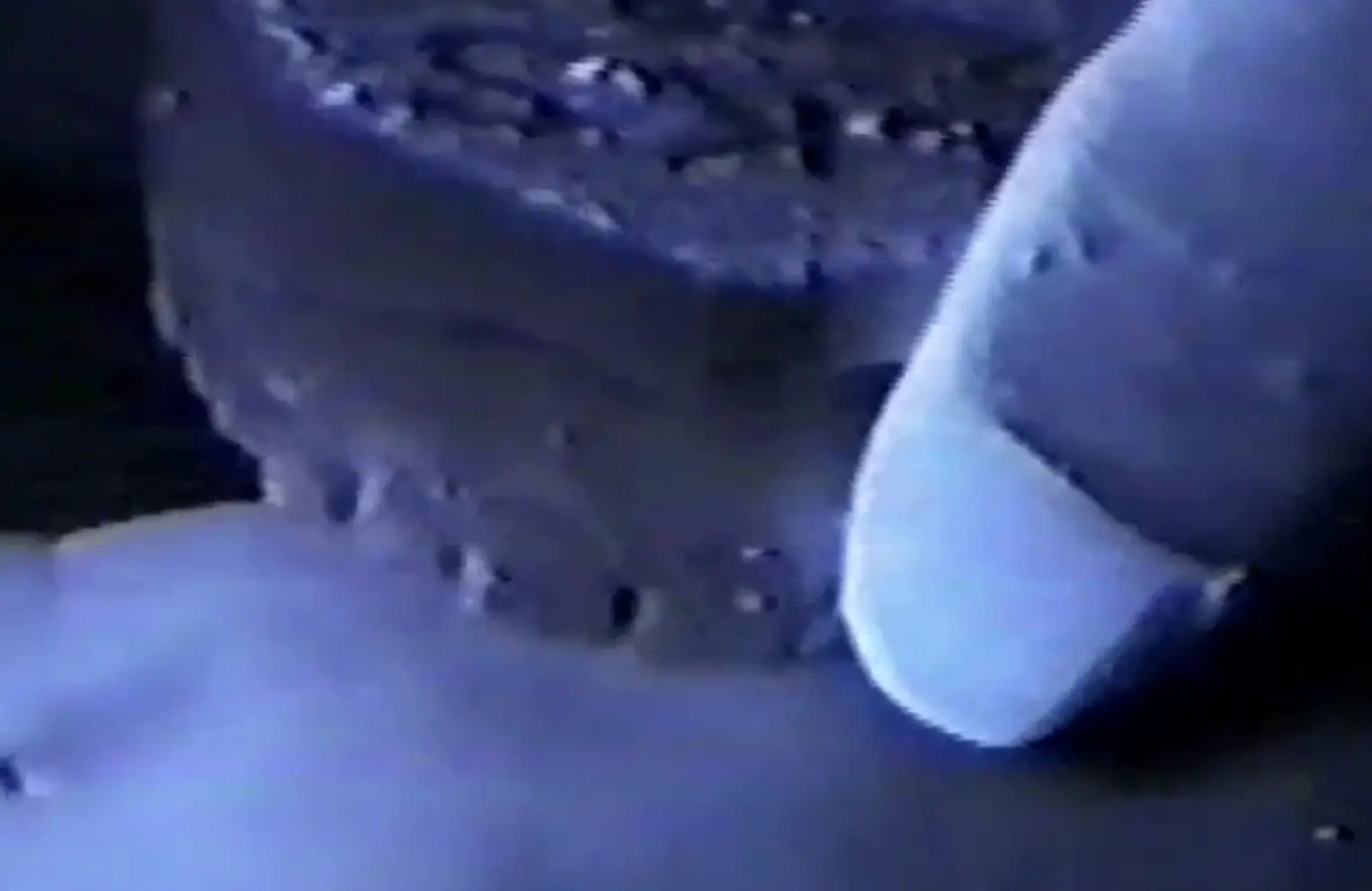 Footage not shown to the jury that convicted Duncan depicted a mould of the man's teeth being pressed into the toddler's body to create bite marks (NBC)