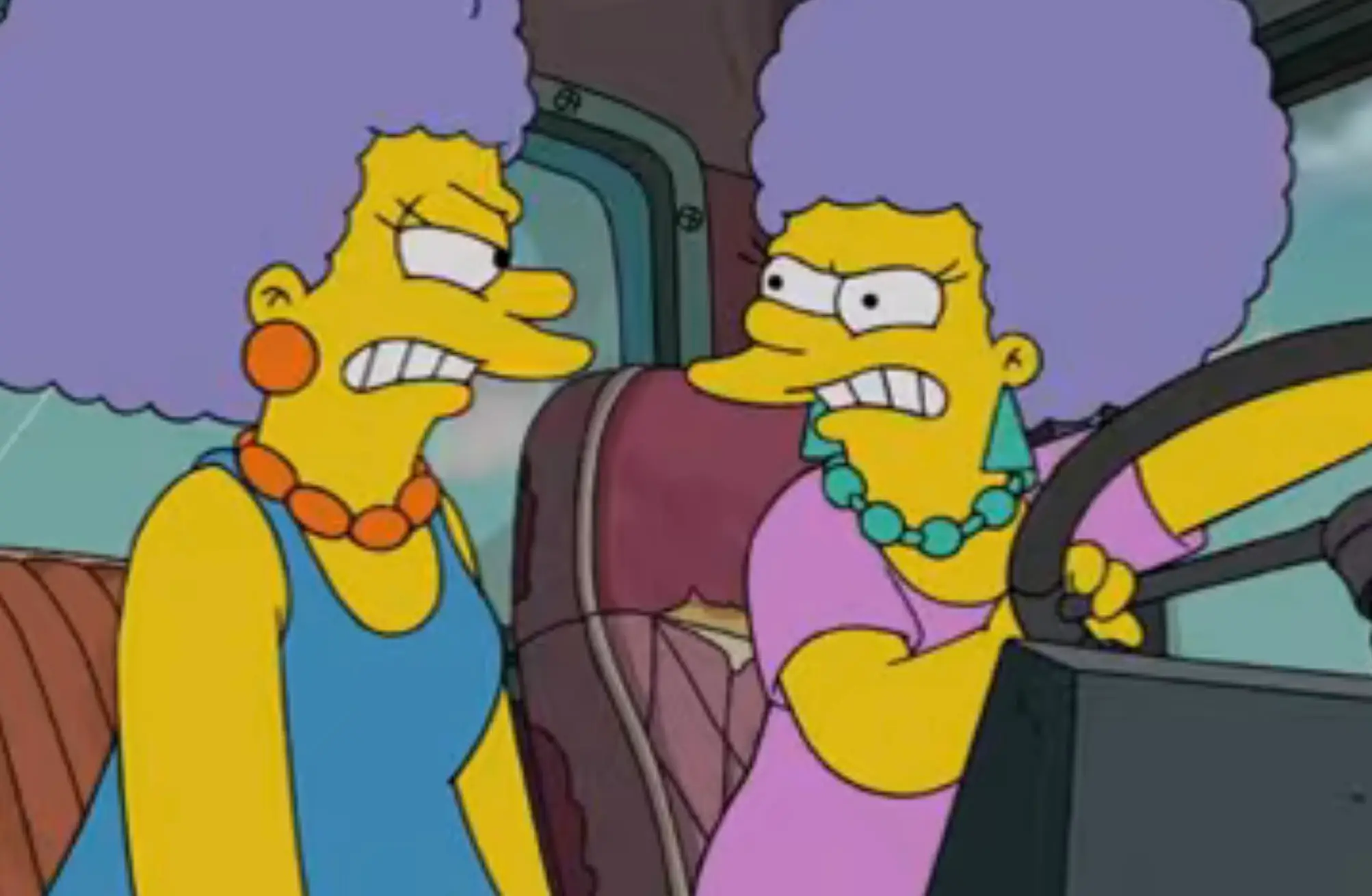 The bizarre site featured explicit images of Marge's sisters (Fox)