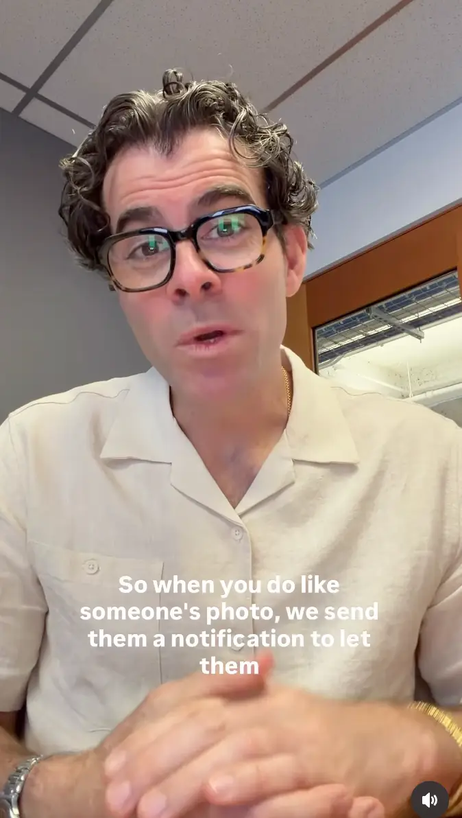 Head of Instagram Adam Mosseri has some bad news for lurkers (Instagram/@mosseri)