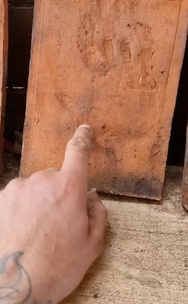 He reckons kids made them.  (Instagram/@touchstone.surrey)