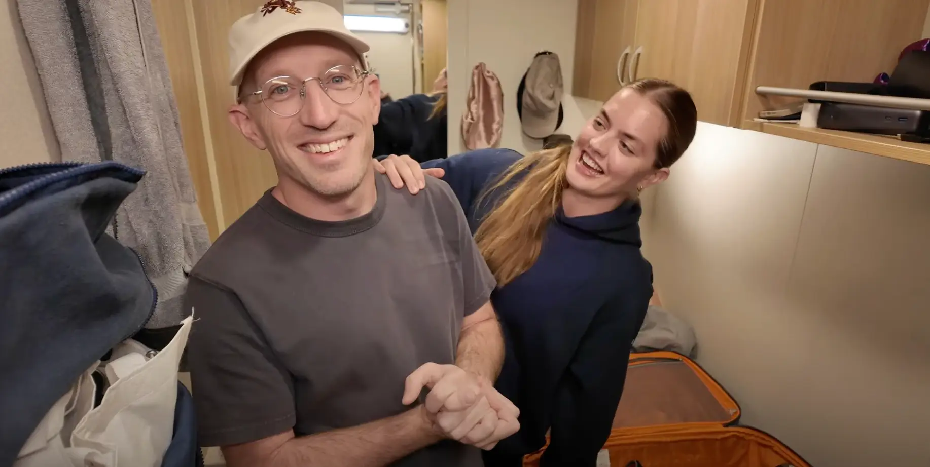 The content creator revealed how easy it easy for crew members to form connections onboard (YouTube/Bryan James)