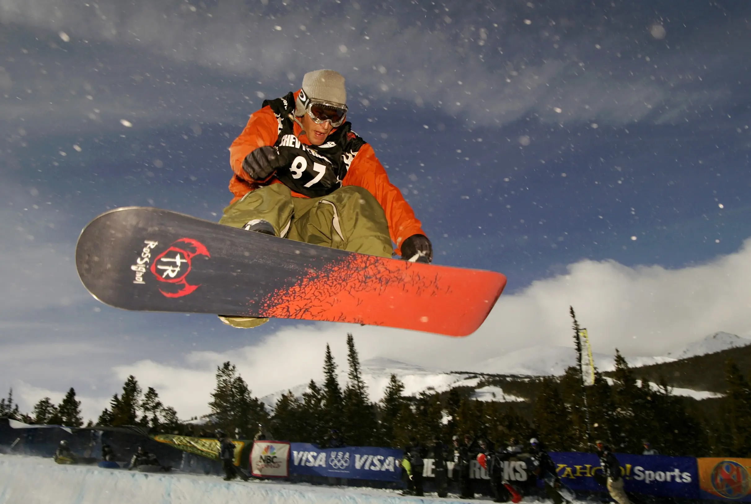 He's seen as a well-respected voice in snowboarding. (Brian Bahr/Getty Images)