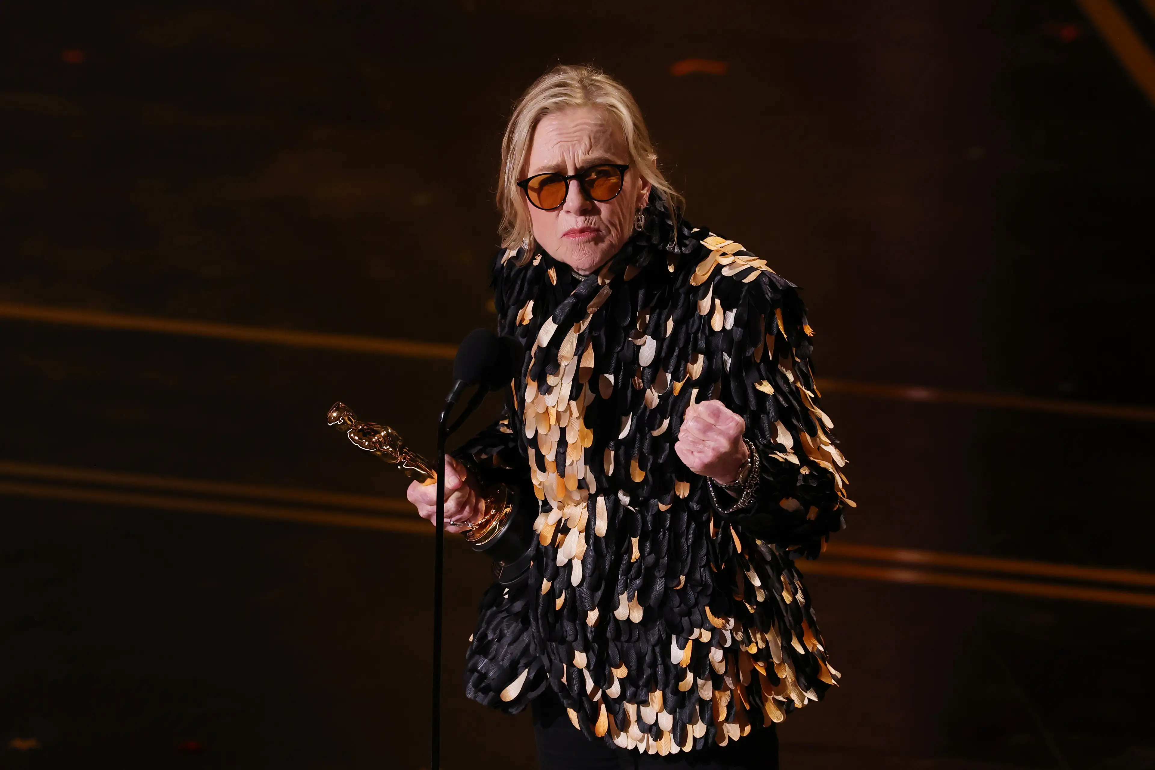Amy Madigan stars as Aunt Gladys in Weapons (Kevin Winter/Getty Images)