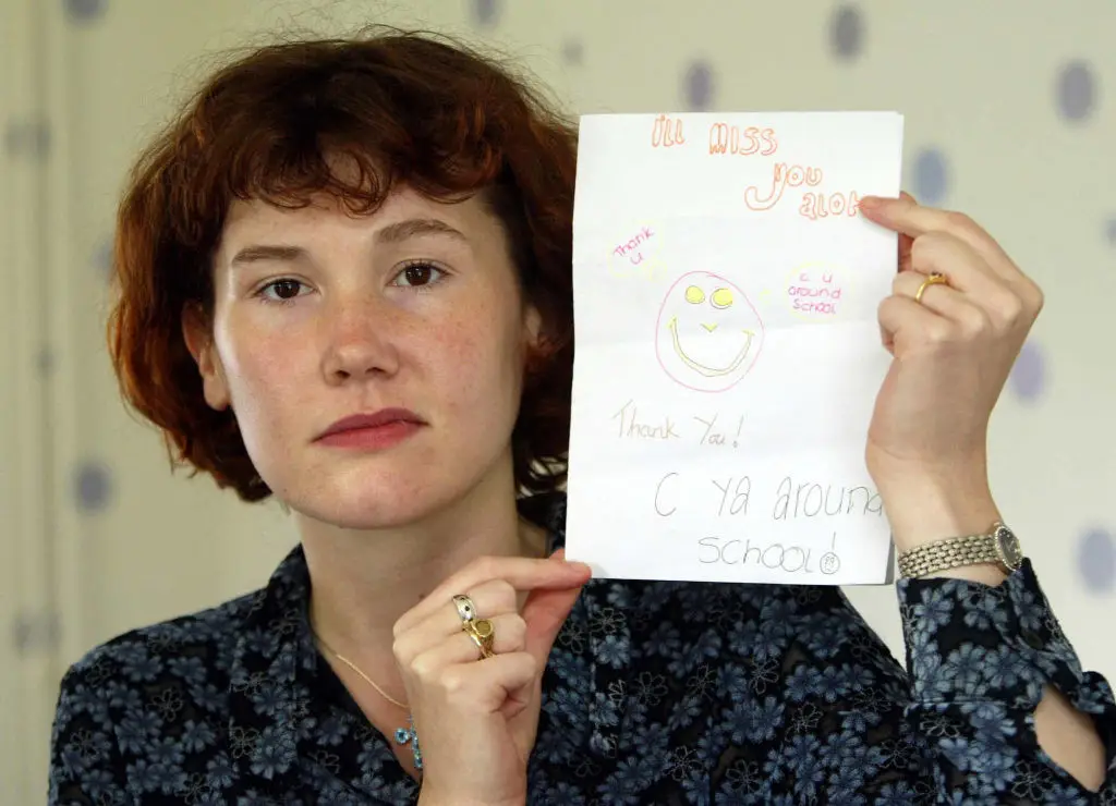 Maxine Carr had worked with the girls as a teaching assistant (AFP via Getty Images)