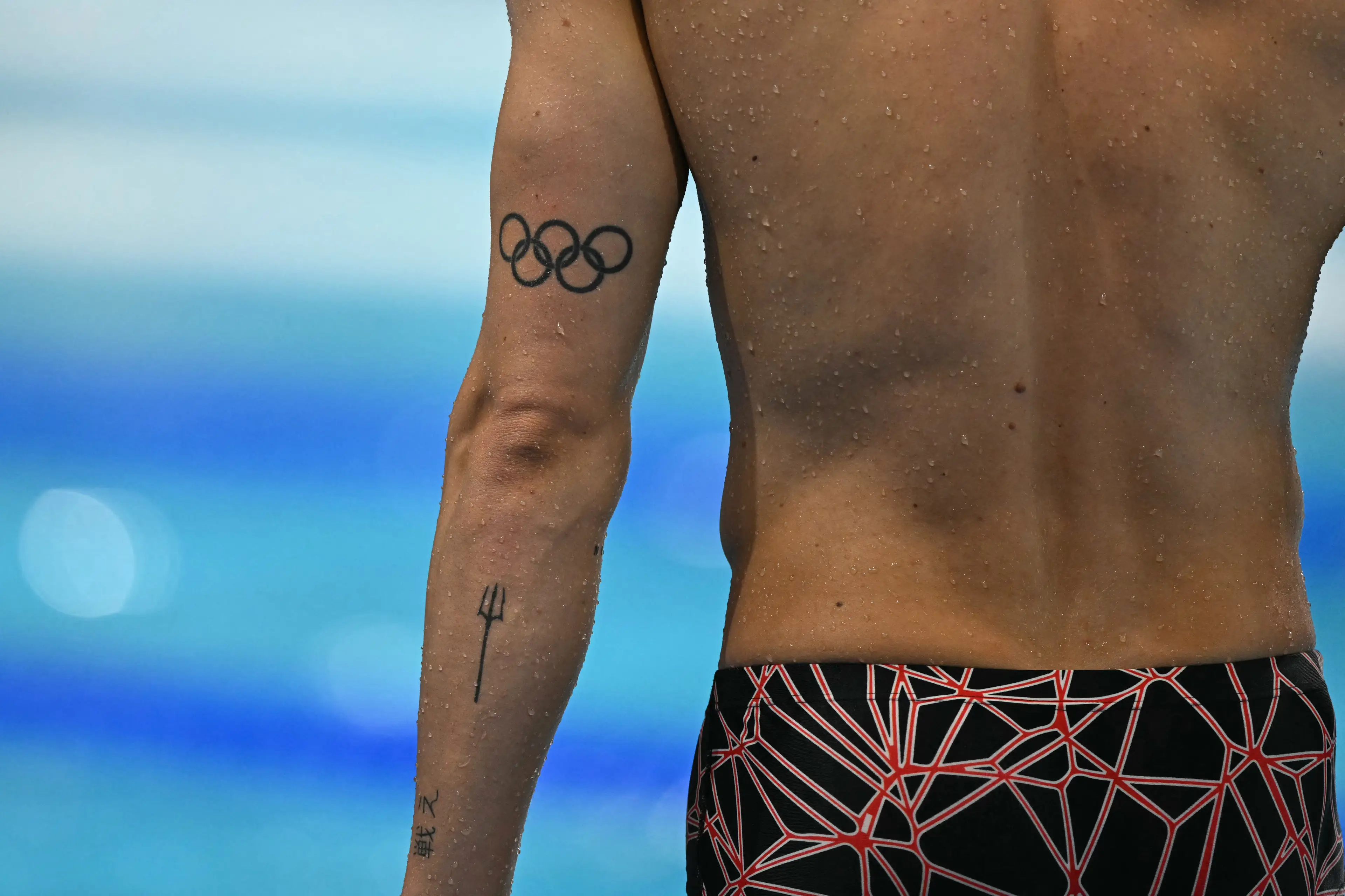 Athletes with certain tattoos could land themselves in trouble at the Paralympics in Paris (JONATHAN NACKSTRAND/AFP via Getty Images)