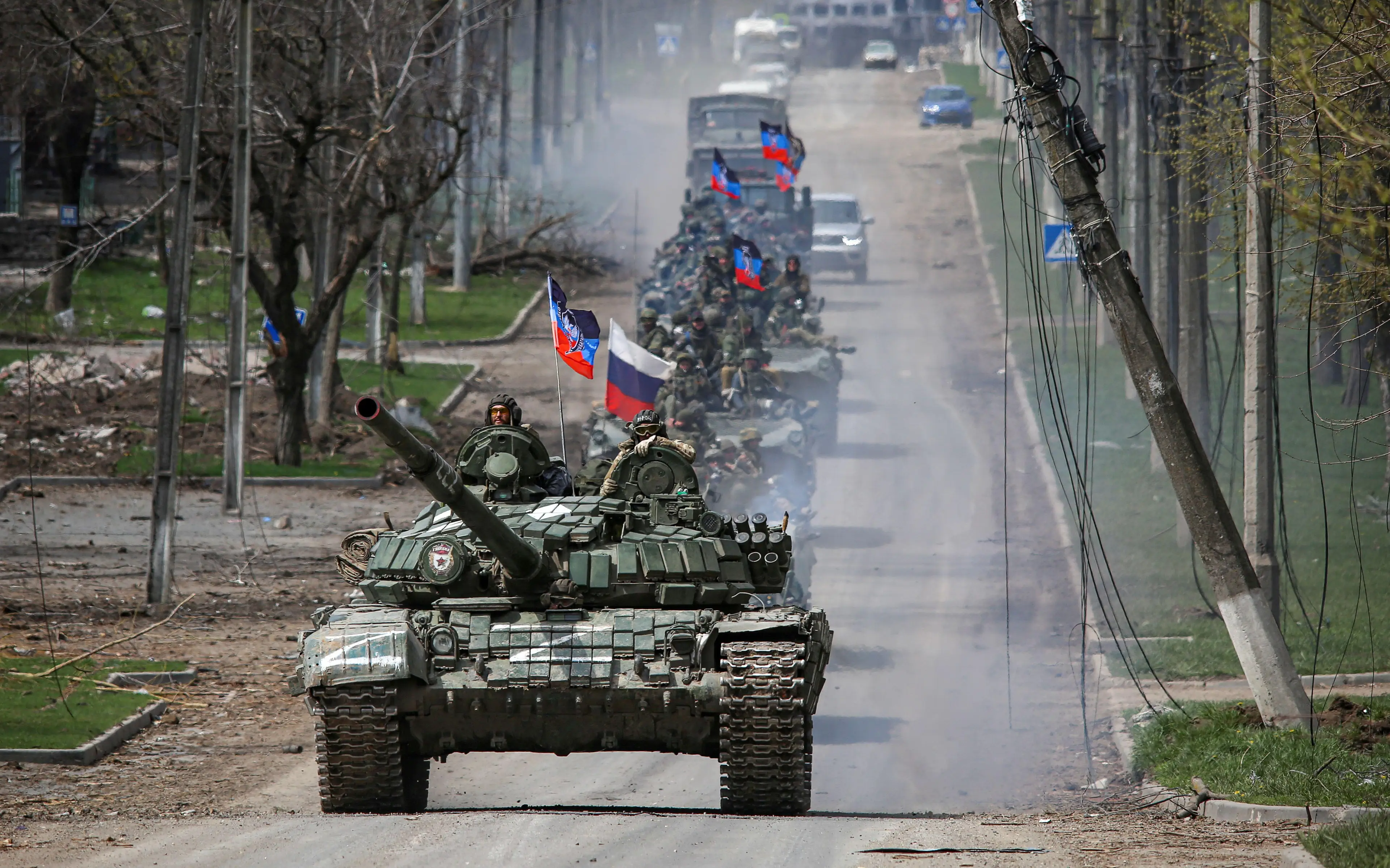Russian forces have been pushed back by the Ukrainian military.
